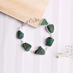 Load image into Gallery viewer, Green Jade Raw Bracelet