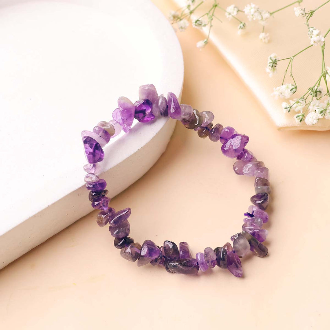Amethyst Chips Bracelet