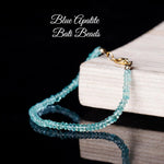 Load image into Gallery viewer, Blue Apatite Faceted Bati Beads Bracelet