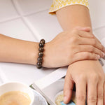 Load image into Gallery viewer, Bronzite Round Beads Bracelet