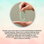 Load image into Gallery viewer, Green Aventurine Round Beads Bracelet