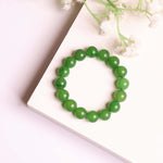 Load image into Gallery viewer, Green Aventurine Round Beads Bracelet