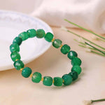 Load image into Gallery viewer, Green Onyx Box Faceted Bracelet
