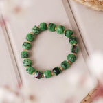 Load image into Gallery viewer, Ruby Zoisite Box Faceted Bracelet