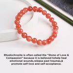 Load image into Gallery viewer, Jelly Rhodochrosite Bracelet