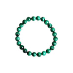 Load image into Gallery viewer, Malachite Round Beads Bracelet