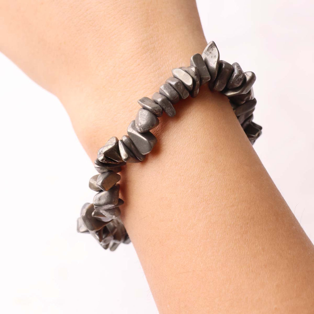 Pyrite Chips Bracelet