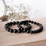 Load image into Gallery viewer, Black Onyx Round Beads Bracelet