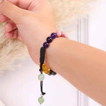 Load image into Gallery viewer, Health and Wealth Thread Bracelet 8mm