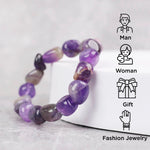 Load image into Gallery viewer, Amethyst Tumble Bracelet