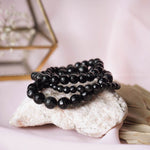 Load image into Gallery viewer, Black Tourmaline Faceted Bracelet