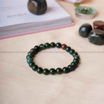 Load image into Gallery viewer, Bloodstone Round Beads Bracelet