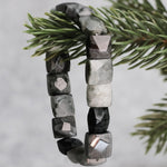 Load image into Gallery viewer, Cat's Eye Square Shape Beads Bracelet