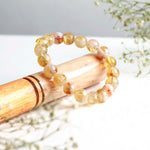Load image into Gallery viewer, Citrine Bracelet In Round Beads