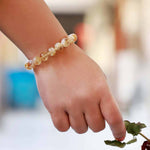 Load image into Gallery viewer, Citrine Bracelet In Round Beads