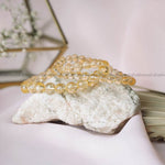 Load image into Gallery viewer, Citrine Faceted Beads Bracelet