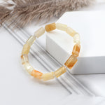 Load image into Gallery viewer, Citrine Rectangle Beads Bracelet