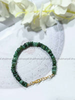 Load image into Gallery viewer, Emerald Faceted Bracelet