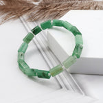 Load image into Gallery viewer, Green Aventurine Rectangle Beads Bracelet