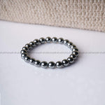 Load image into Gallery viewer, Hematite Round Beads Bracelet