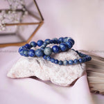 Load image into Gallery viewer, Lapis Lazuli Faceted Beads Bracelet