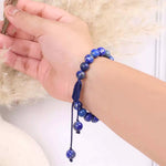 Load image into Gallery viewer, Lapis Lazuli Thread Bracelet 8mm