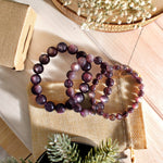 Load image into Gallery viewer, Premium Gem Lepidolite Round Beads Bracelet