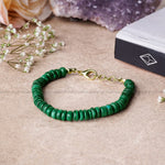 Load image into Gallery viewer, Malachite Bati Shape Beads Bracelet