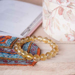 Load image into Gallery viewer, Dendritic Quartz Round Beads Bracelet