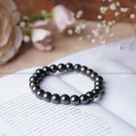 Load image into Gallery viewer, Magnetite Stone Round Beads Bracelet