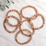 Load image into Gallery viewer, Peach Moonstone Bracelet 8mm