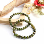 Load image into Gallery viewer, Peridot Bracelet In Round Beads
