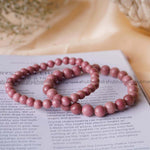 Load image into Gallery viewer, Rhodochrosite Round Beads Bracelet