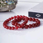 Load image into Gallery viewer, Ruby Round Bead Bracelet