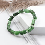 Load image into Gallery viewer, Ruby Zoisite Rectangle Beads Bracelet