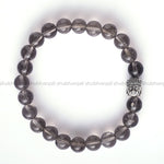 Load image into Gallery viewer, Smoky Quartz Buddha Bracelet