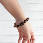 Load image into Gallery viewer, Smoky Quartz Tumble Bracelet