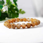 Load image into Gallery viewer, Premium Sunflower Golden Rutile Bracelet