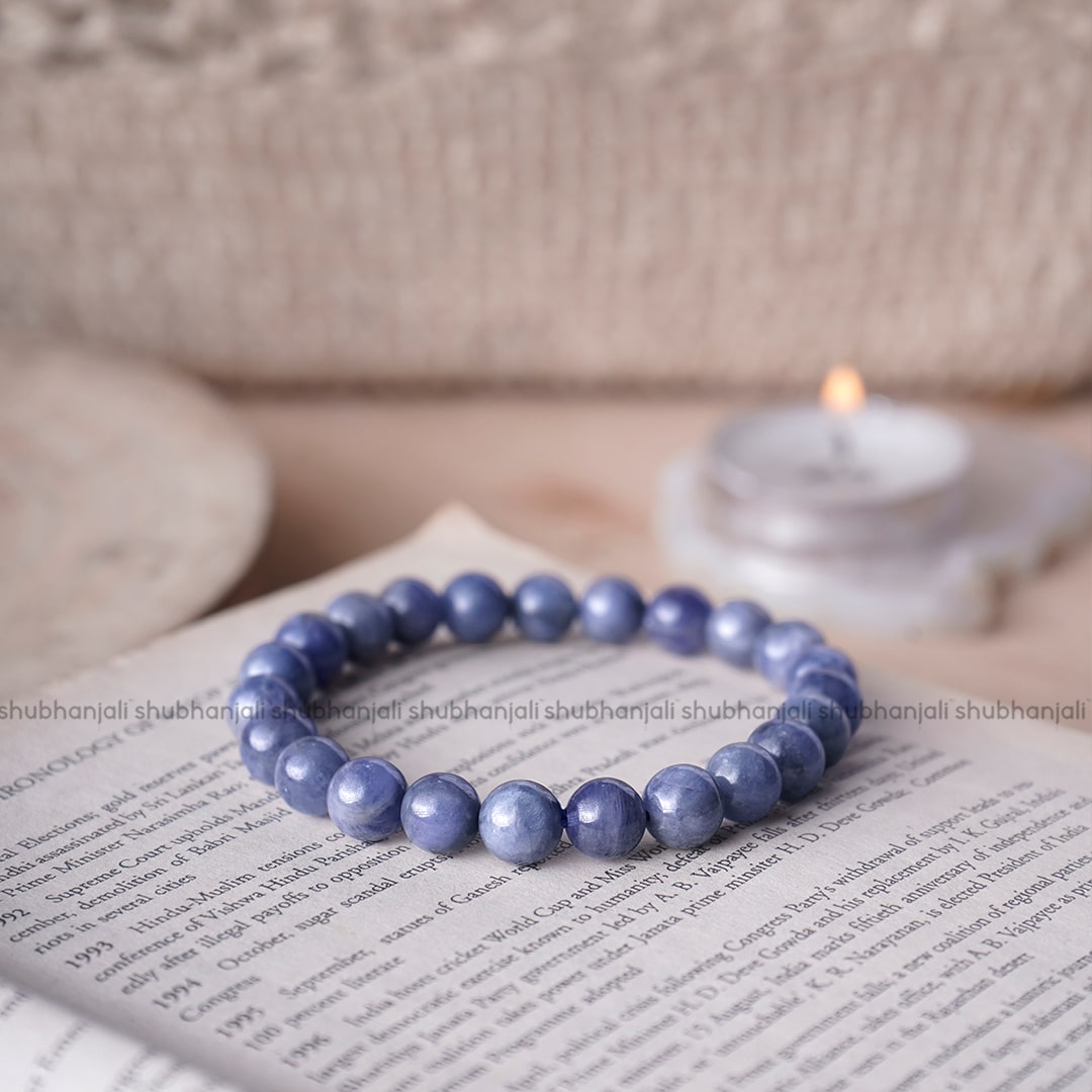 Premium Tanzanite Round 8mm Bracelet