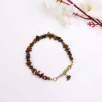 Load image into Gallery viewer, Tiger Eye Chips Chain Bracelet