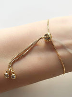 Load image into Gallery viewer, Evil Eye Gold Bracelet