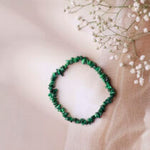 Load image into Gallery viewer, Malachite Chips Bracelet