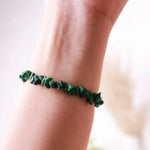 Load image into Gallery viewer, Malachite Chips Bracelet