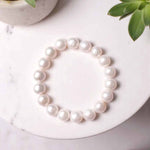Load image into Gallery viewer, White Baroque Pearl Bracelet