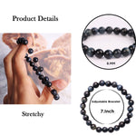 Load image into Gallery viewer, Blue Tiger Eye Bracelet - 8mm
