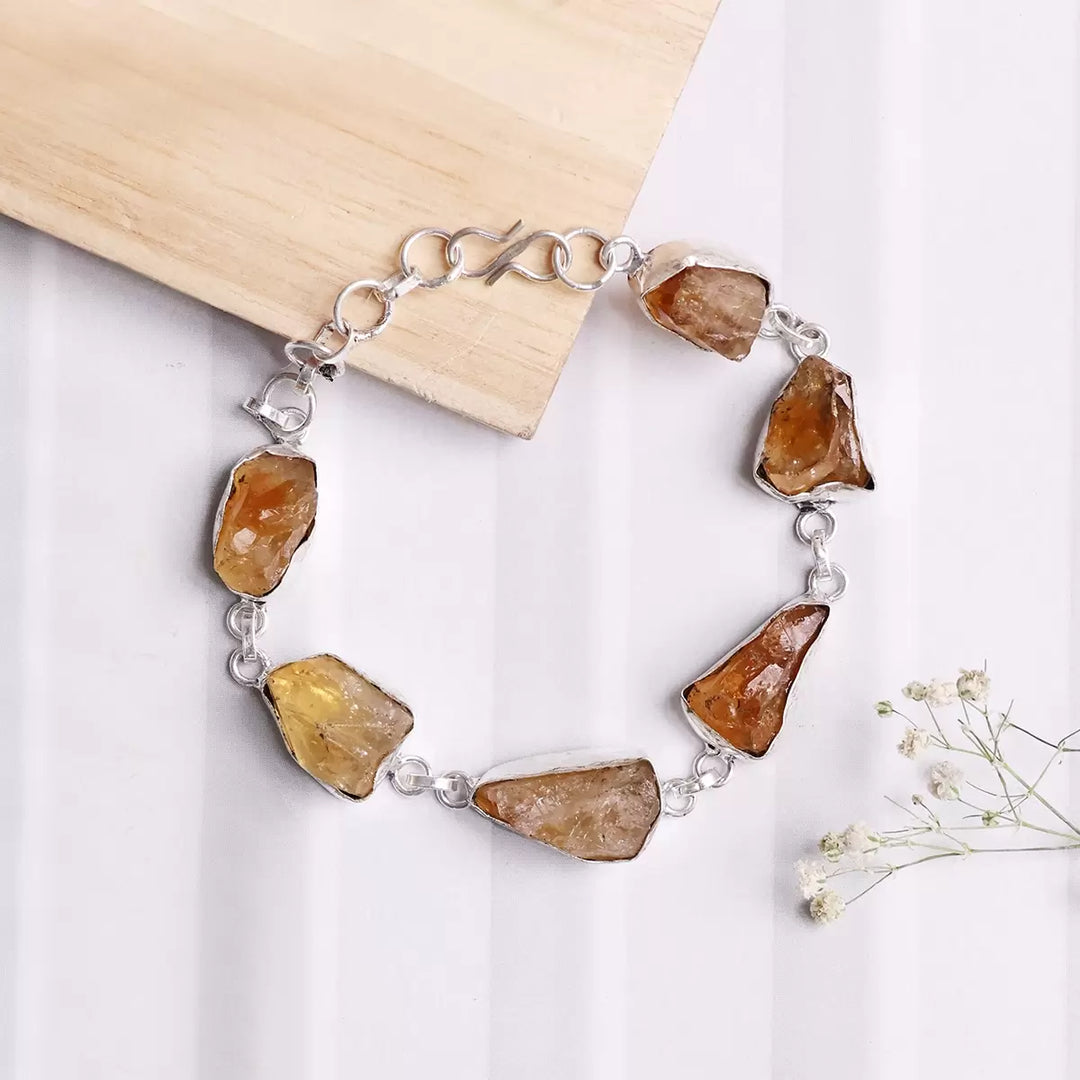 Citrine Raw Bracelet