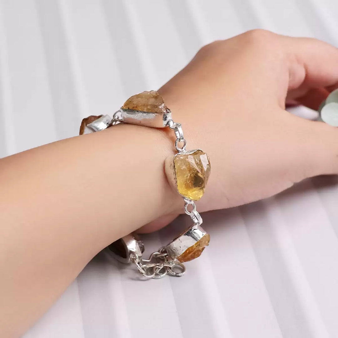 Citrine Raw Bracelet