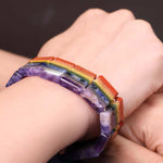 Load image into Gallery viewer, 7 Chakra Rectangular Shape Bracelet
