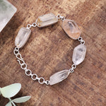 Load image into Gallery viewer, Clear Quartz Raw Bracelet
