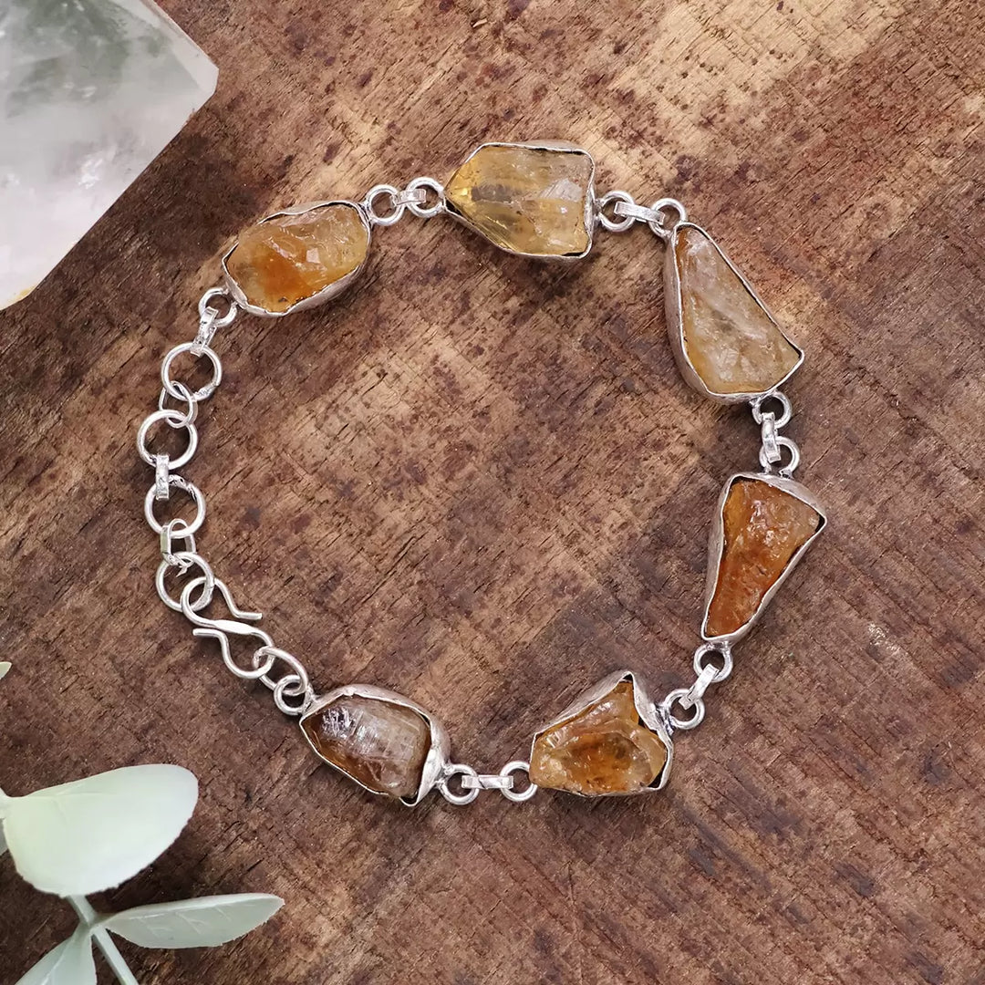 Citrine Raw Bracelet